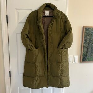 Madewell Long Puff Coat